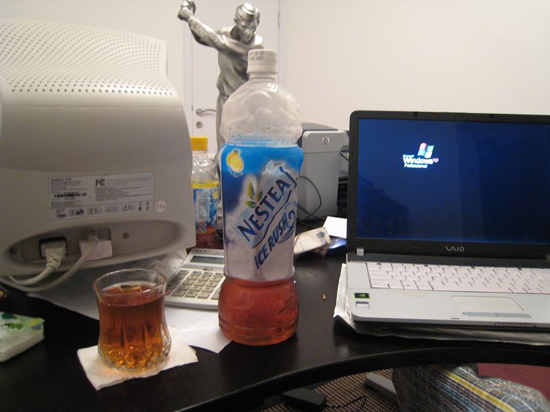 饮料喝足,面条吃饱!~