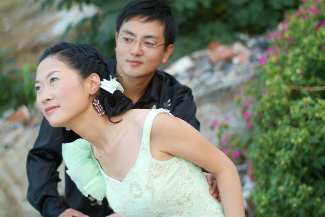 发我的婚纱照，谢谢星座的吴总和才子啊！