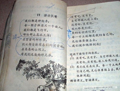 你能记起多少？最齐全的曾经学过的课本。