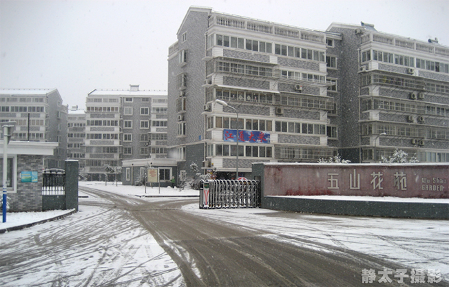[贴图]下雪了。。。等会去狼山拍雪景啦！