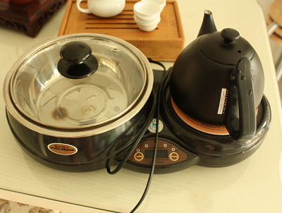 转让9成新金灶电磁茶具一套