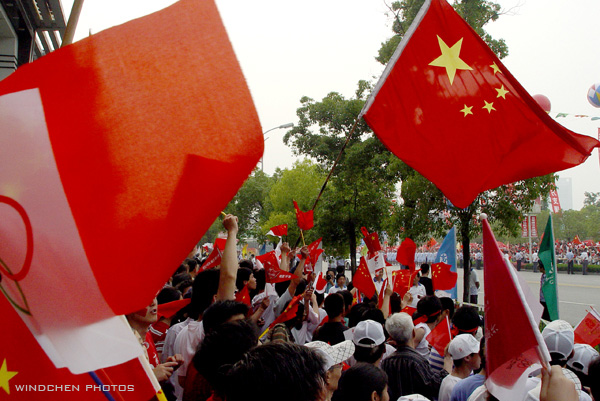 【点燃激情 传递梦想】江苏南通火炬传递