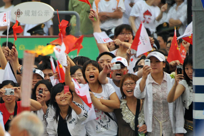 [原创]拍到二张火炬(带人字梯了``)