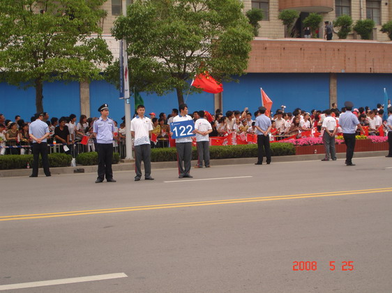 火炬接力，121棒和122棒传递