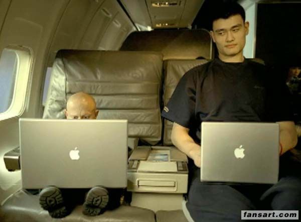 姚明在美国拍的广告。