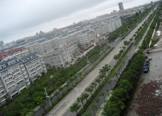 [原创]雨停了，看看南通城南全景！刚拍的！