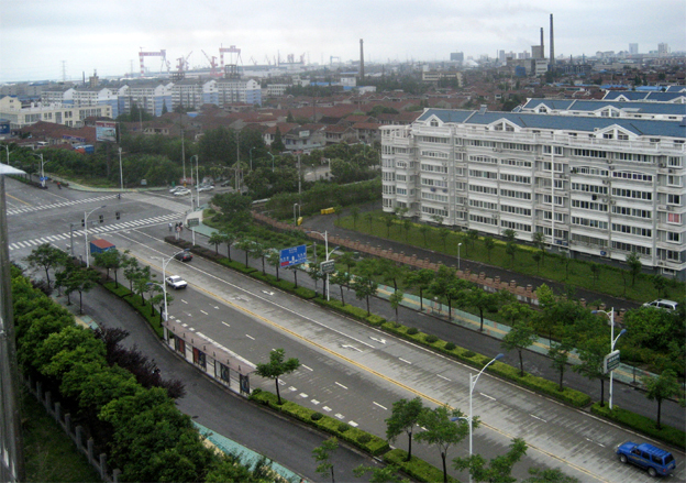 [原创]雨停了，看看南通城南全景！刚拍的！