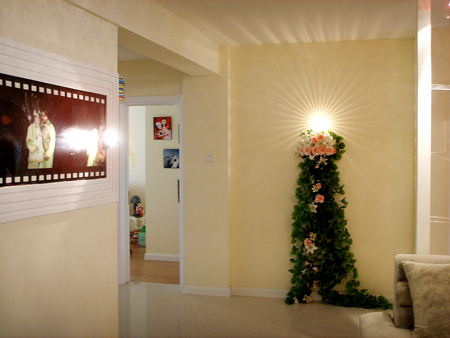 本人手绘墙，有兴趣的看看，主张你的个性你的美！！