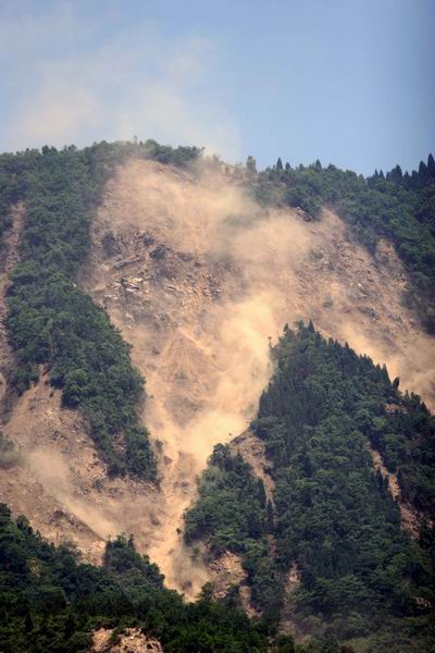 北川灾区亲历余震
