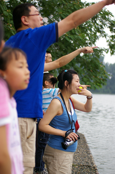 ~~~濠东绿地~那人~那狗