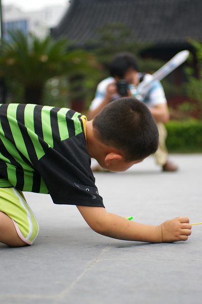 ~~~濠东绿地~那人~那狗