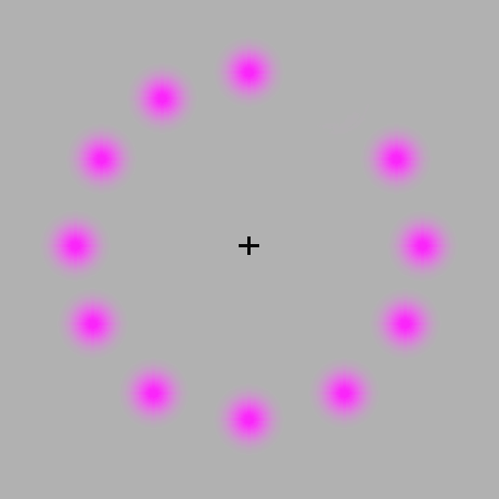 盯着十字看十秒 告诉我你发现了什么？