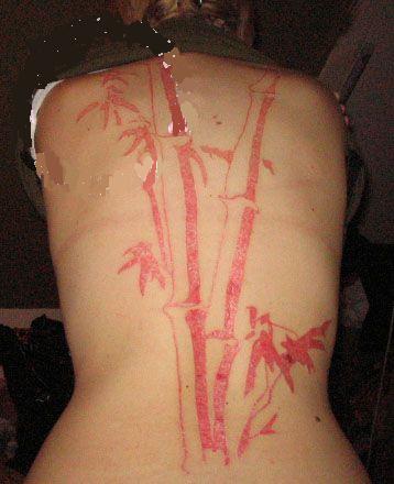 纹身的过程！！有点惹怕！