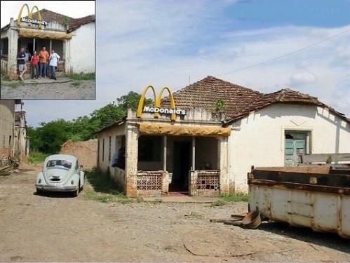 在我国城市热销的麦当劳在外国是在什么地方有？