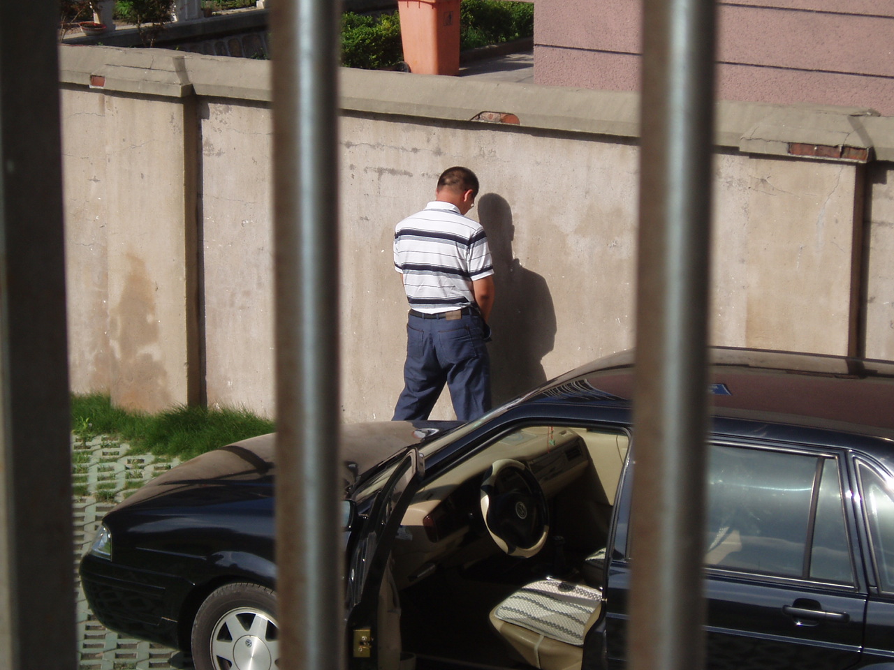 几年前拍的，素质差的私家车司机！！！