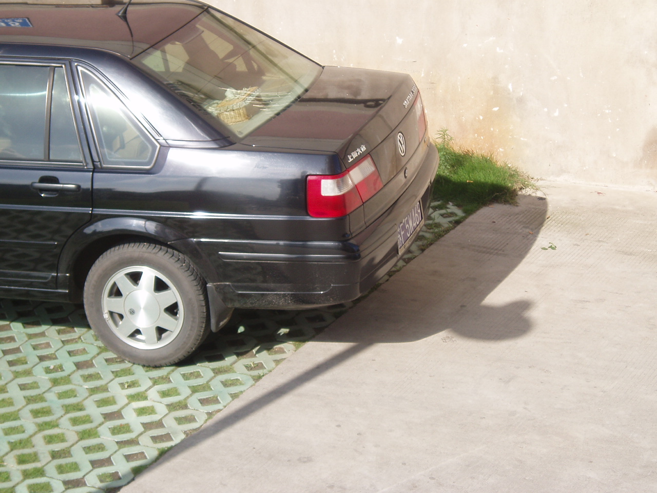 几年前拍的，素质差的私家车司机！！！