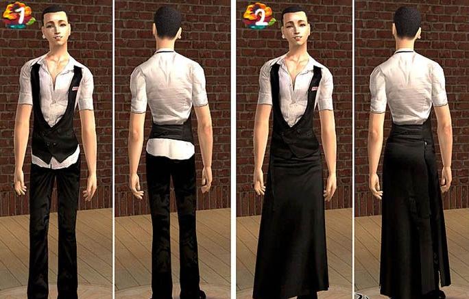 潇洒的两套咖啡师行头！大家喜欢那套啊？？