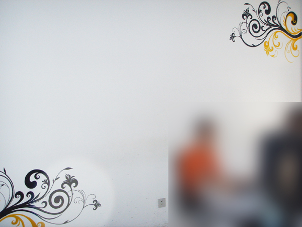 本人手绘墙，有兴趣的看看，主张你的个性你的美！！