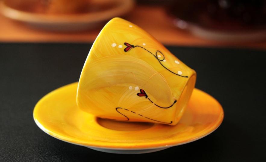 一组非常漂亮的Espresso咖啡杯，冲击你的视觉！！！