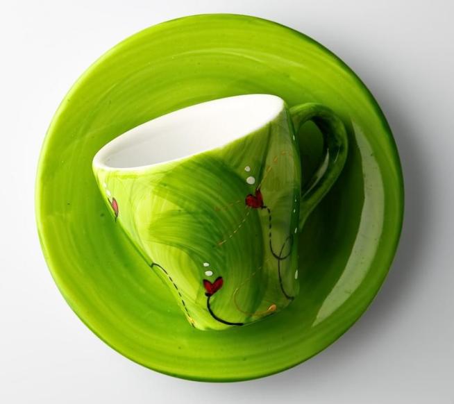 一组非常漂亮的Espresso咖啡杯，冲击你的视觉！！！