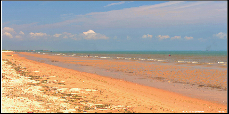 [原创]蓝天白云金砂滩