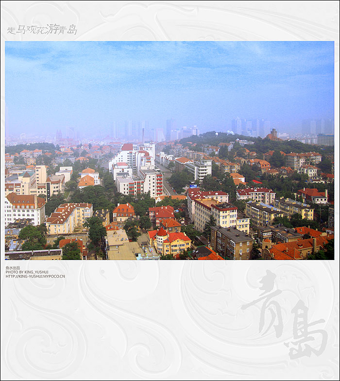 红色的房顶，欧洲风味十足，当然，这片是青岛的老城区，建筑大部分都是德国人所造，至今保存完整