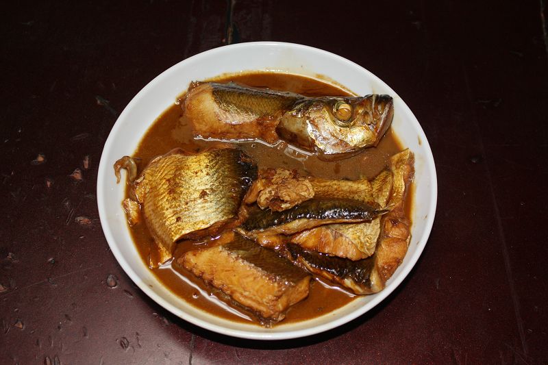 红烧白条鱼