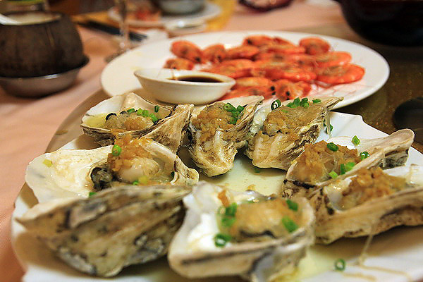 6.牡蛎，这个让我想起小时候学过的《牡蛎》这篇文章，细细品尝，慢慢回味